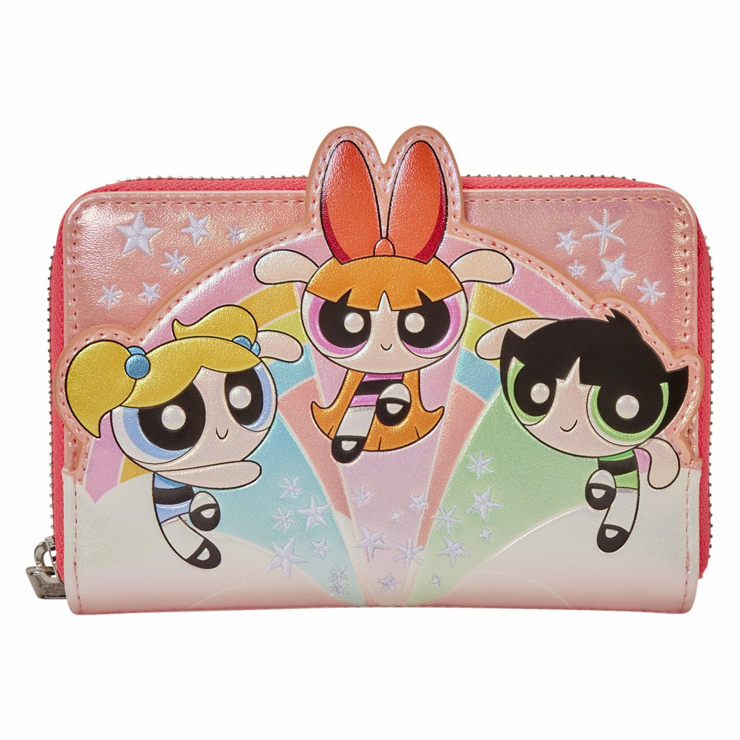 Loungefly The Powerpuff Girls Exclusive Pearlescent Zip Around Wallet