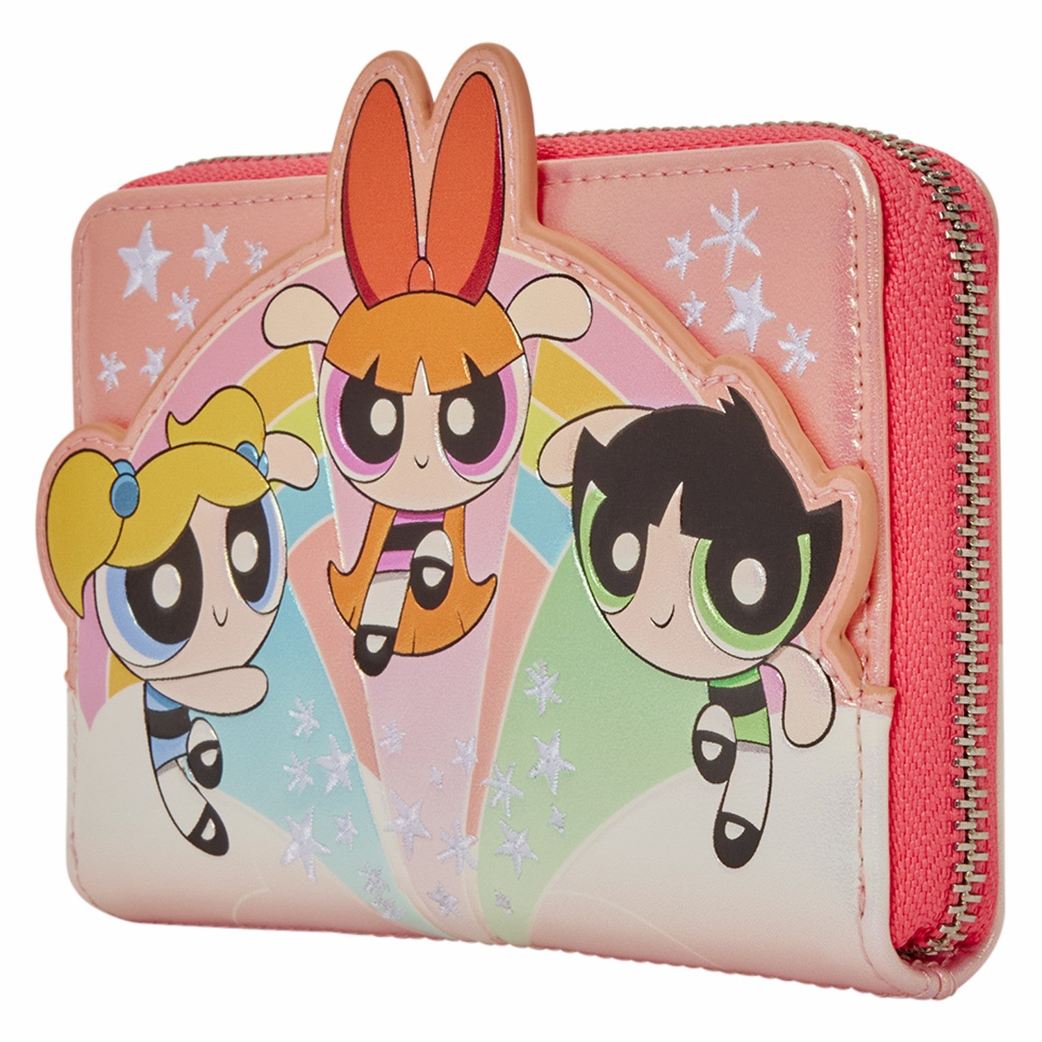 Loungefly The Powerpuff Girls Exclusive Pearlescent Zip Around Wallet