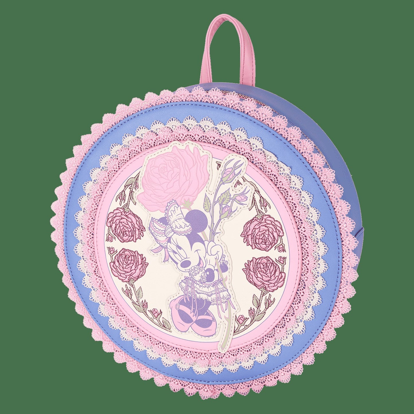 Loungefly Minnie Mouse Floral and Lace Mini Backpack
