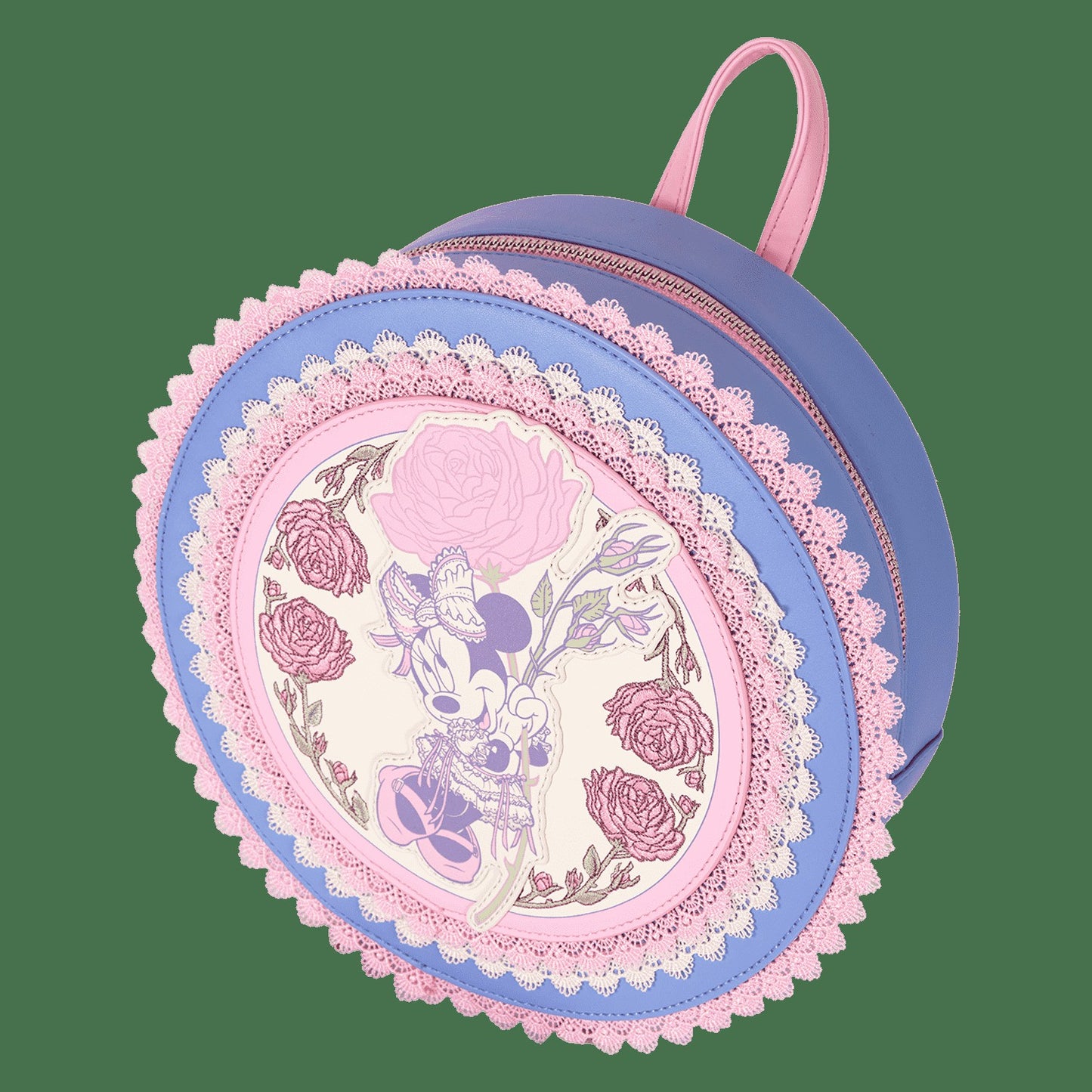 Loungefly Minnie Mouse Floral and Lace Mini Backpack