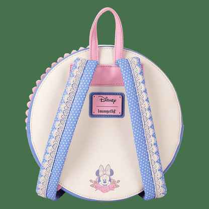 Loungefly Minnie Mouse Floral and Lace Mini Backpack