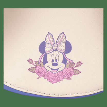 Loungefly Minnie Mouse Floral and Lace Mini Backpack