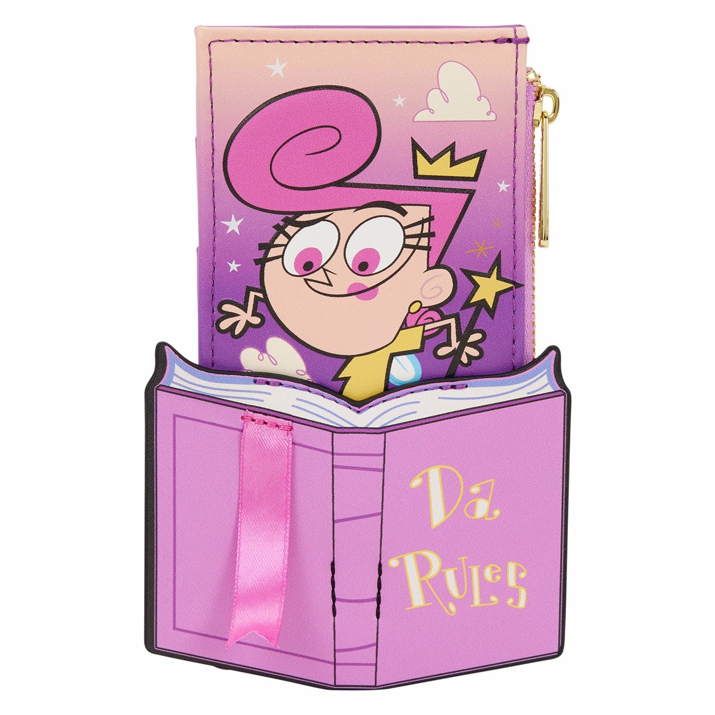 Loungefly The Fairly OddParents Exclusive Cosmo & Wanda Glow Large Card Holder