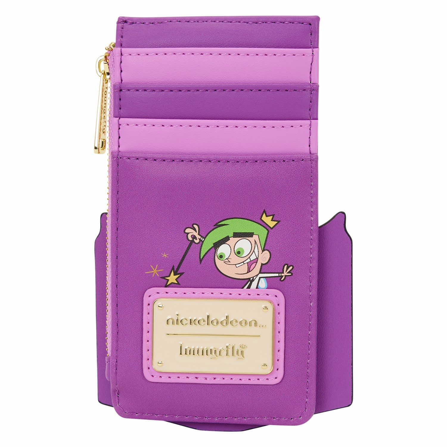 Loungefly The Fairly OddParents Exclusive Cosmo & Wanda Glow Large Card Holder