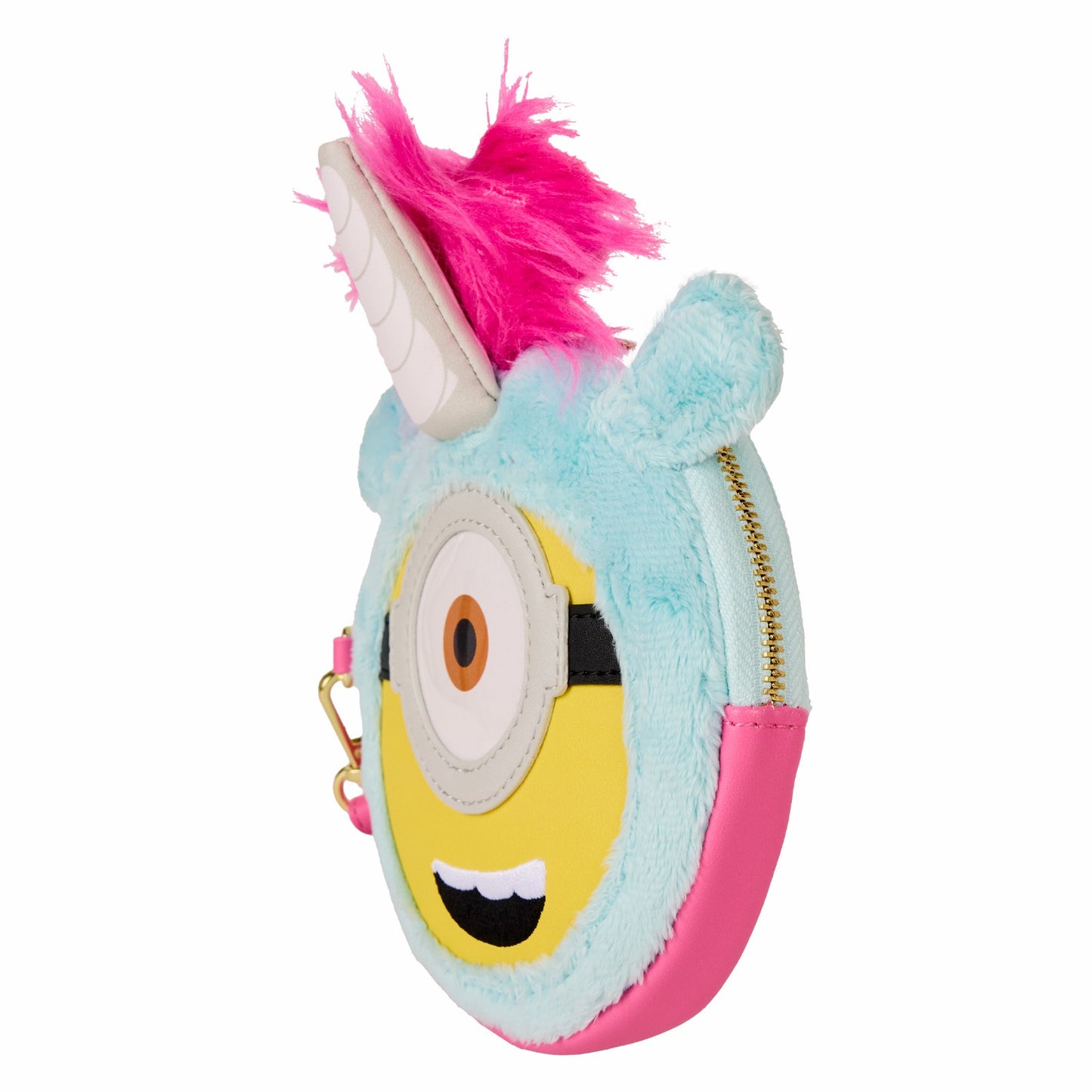 Loungefly Minions Fluffy Unicorn Exclusive Costume Plush Wristlet Wallet
