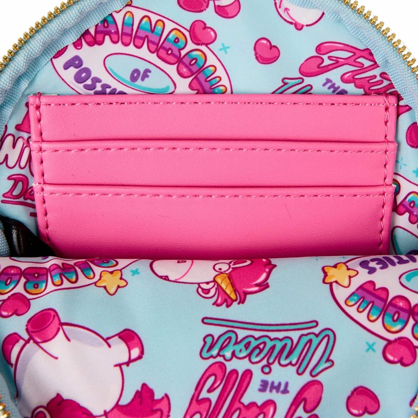 Loungefly Minions Fluffy Unicorn Exclusive Costume Plush Wristlet Wallet