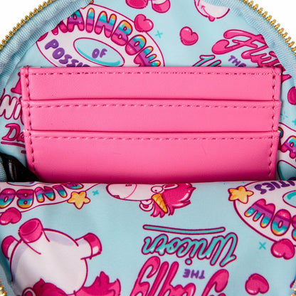 Loungefly Minions Fluffy Unicorn Exclusive Costume Plush Wristlet Wallet