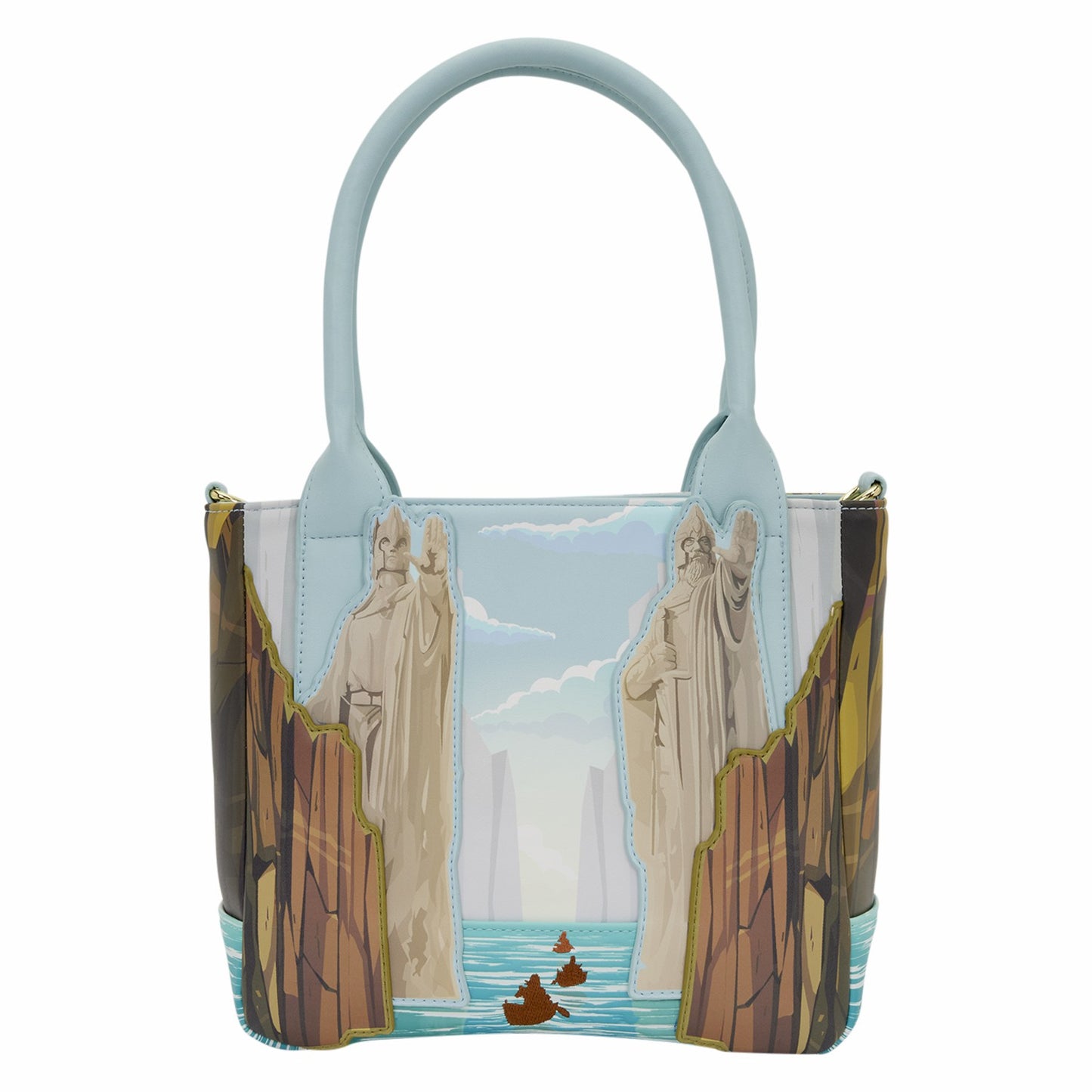 Loungefly The Lord of the Rings Exclusive The Argonath Mini Tote Crossbody Bag