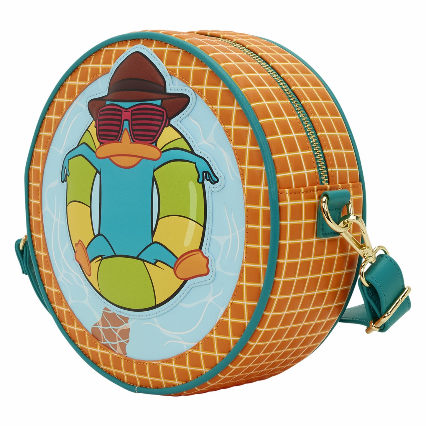 Loungefly Phineas & Ferb Perry the Platypus Pool Crossbody Bag