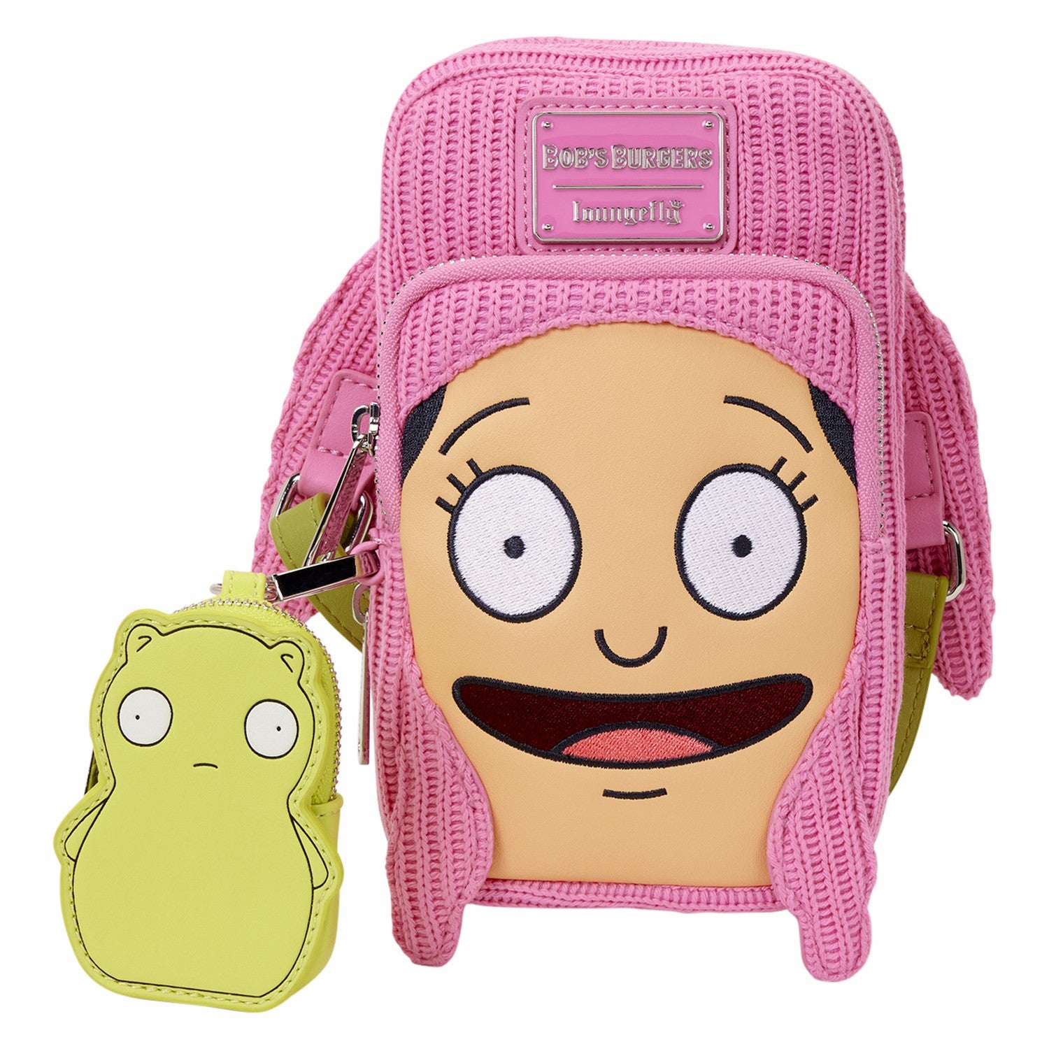Loungefly Bob's Burgers Louise Cosplay Cell Phone Crossbody Bag with Glow Coin Bag