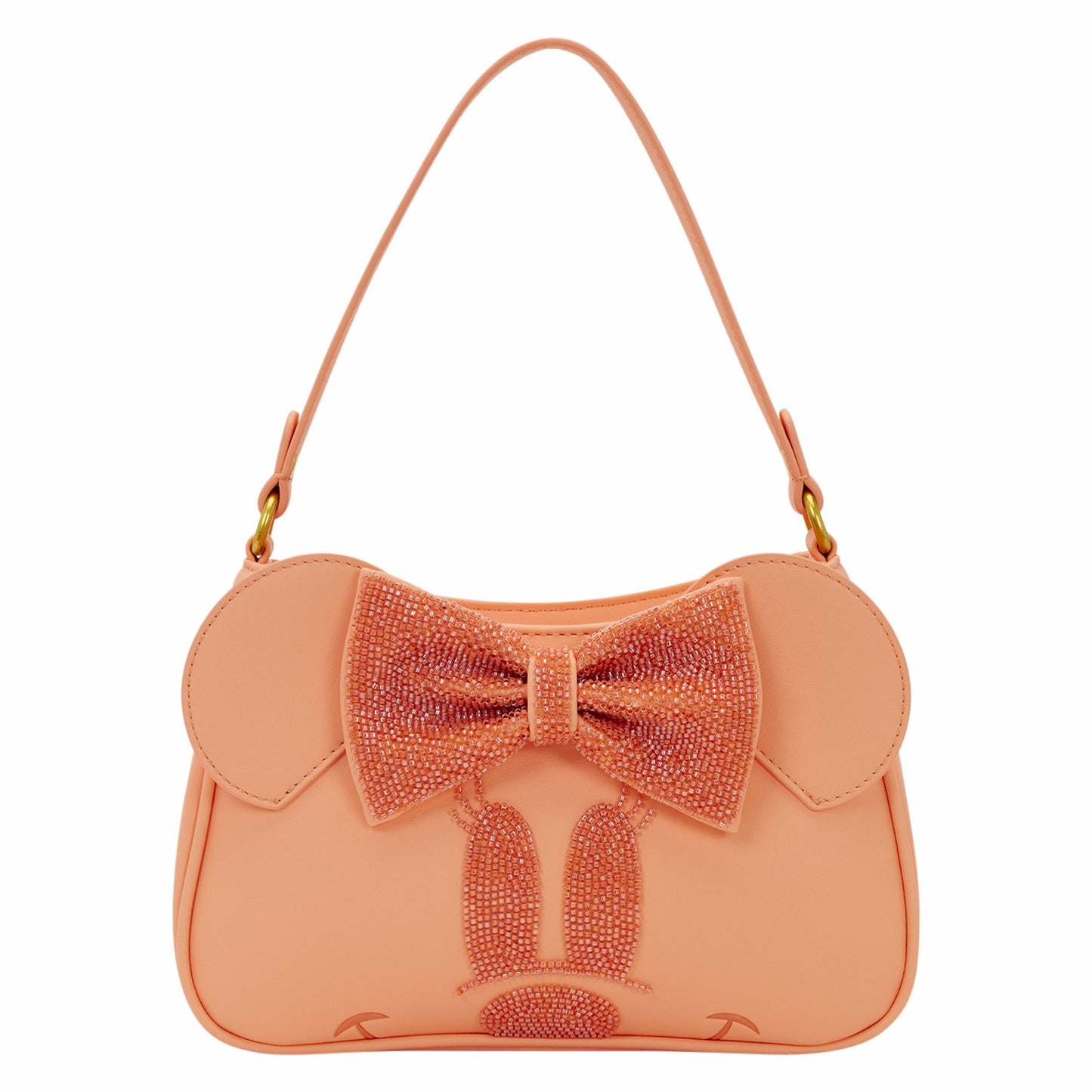 Loungefly Minnie Mouse Exclusive Coral Crossbody Bag