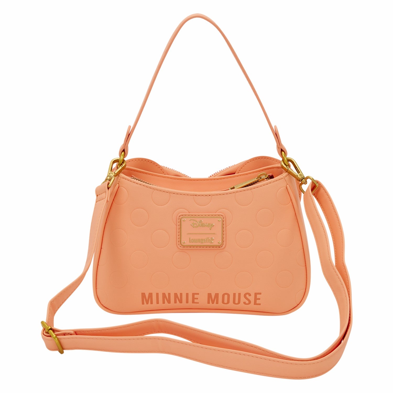 Loungefly Minnie Mouse Exclusive Coral Crossbody Bag