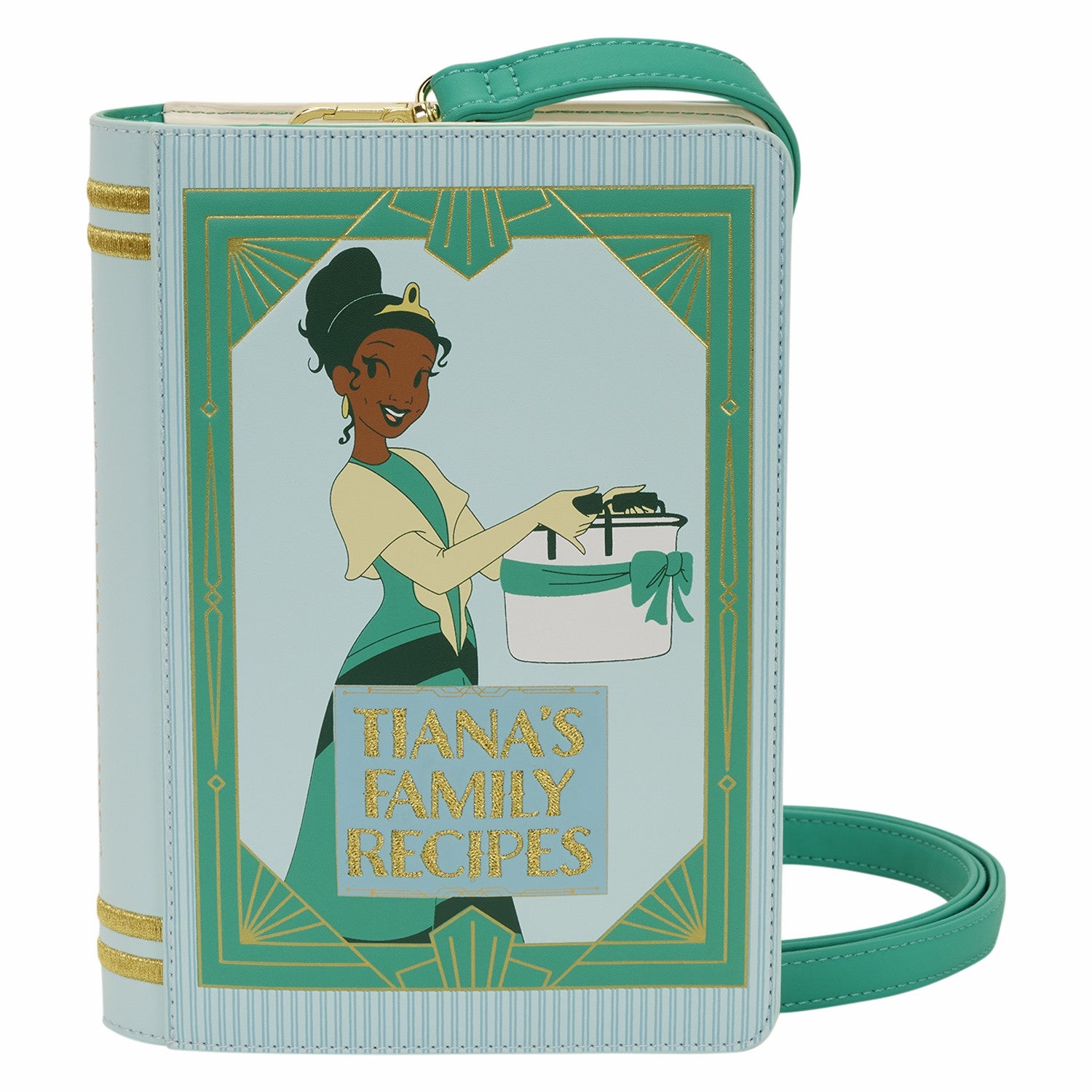 Loungefly The Princess and the Frog Tiana Recipe Book Crossbody Bag