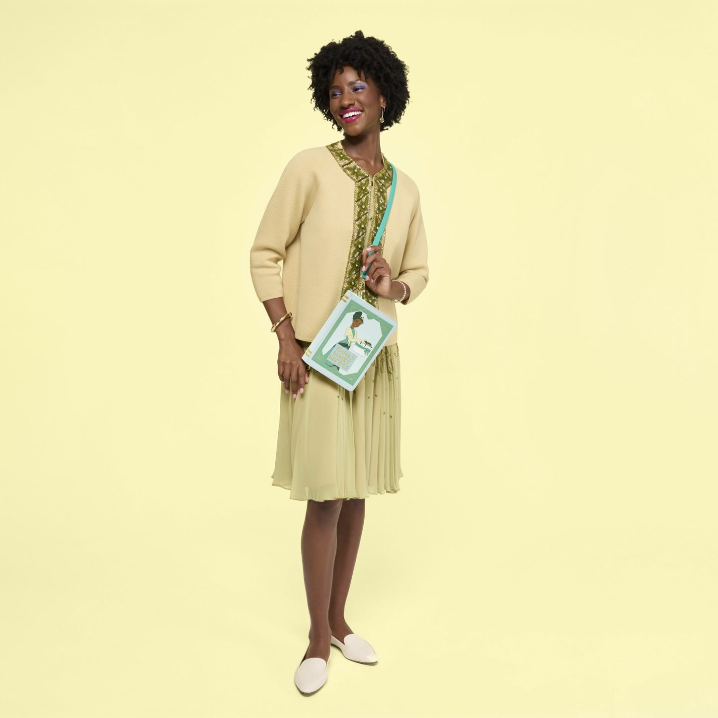 Loungefly The Princess and the Frog Tiana Recipe Book Crossbody Bag