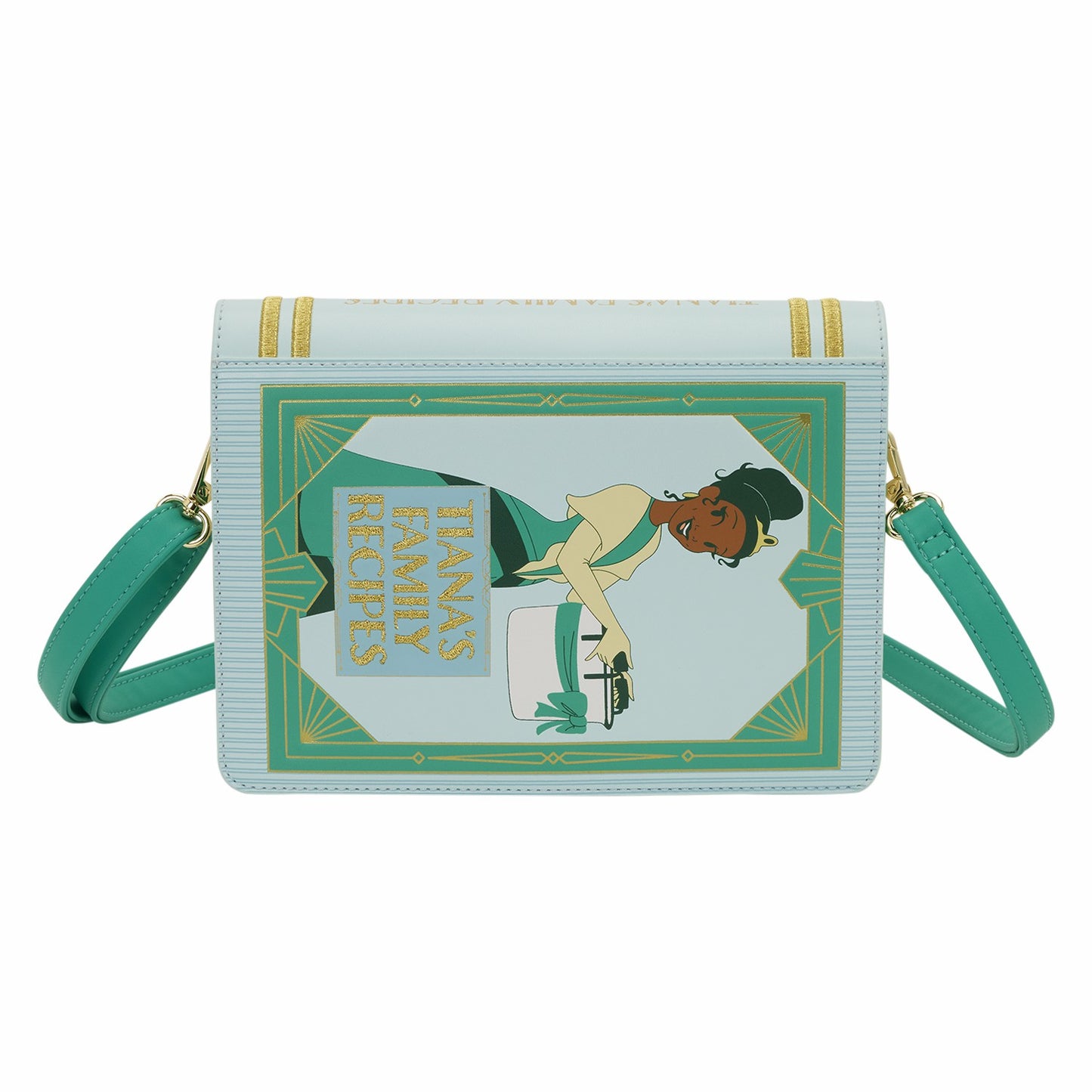 Loungefly The Princess and the Frog Tiana Recipe Book Crossbody Bag