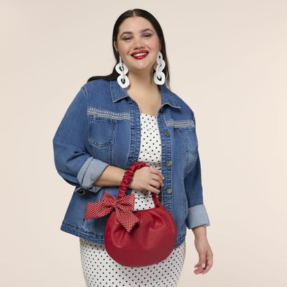 Loungefly Minnie Mouse Rocks the Dots Coquette Handbag