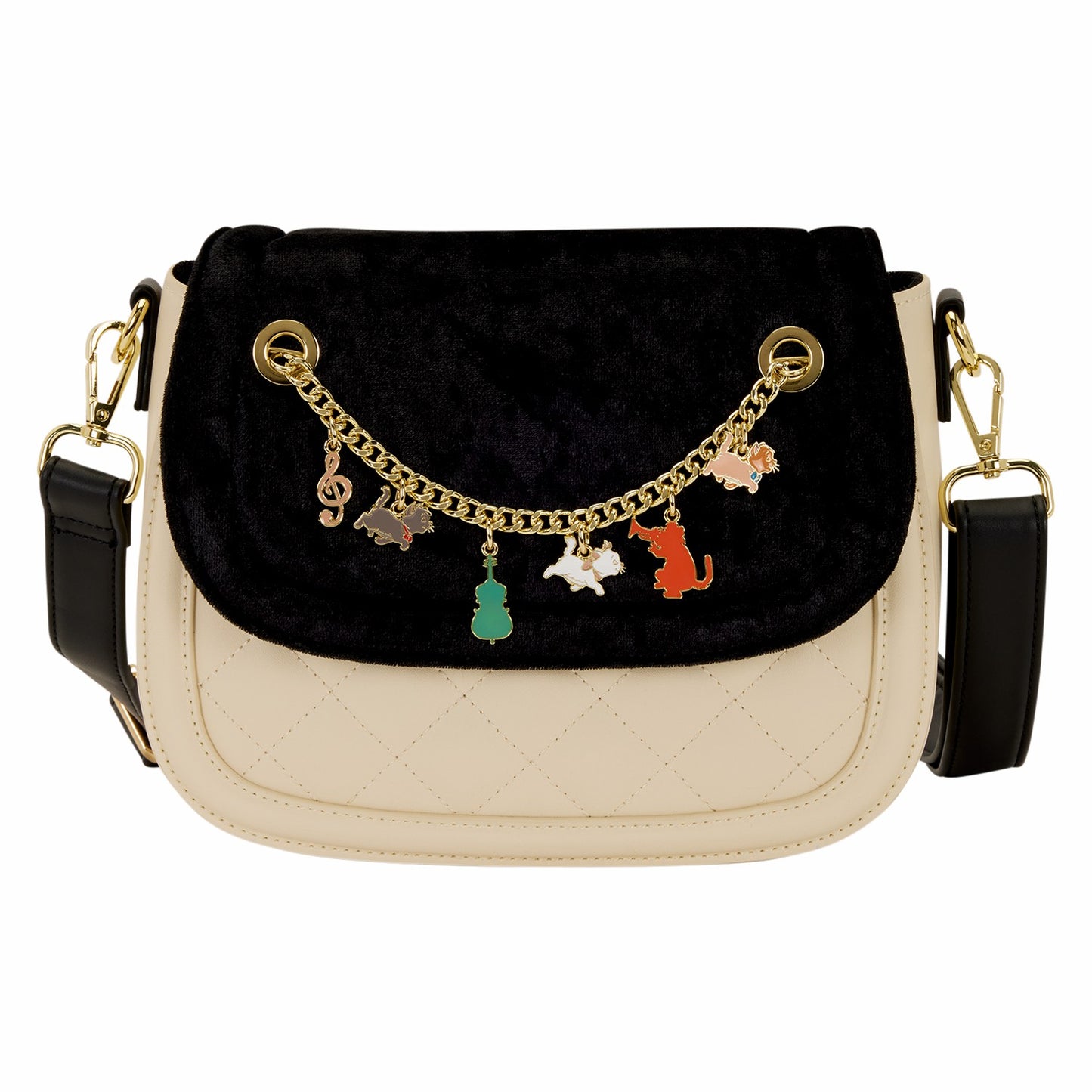 Loungefly The Aristocats Charm Crossbody Bag