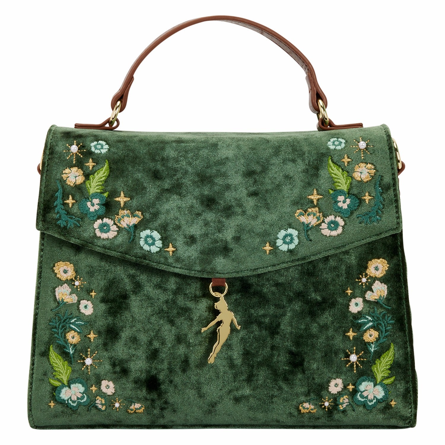 Loungefly Peter Pan Exclusive Quilted Texture Crossbody Bag