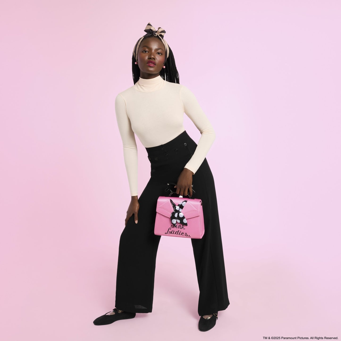 Loungefly Grease Pink Ladies Crossbody Bag
