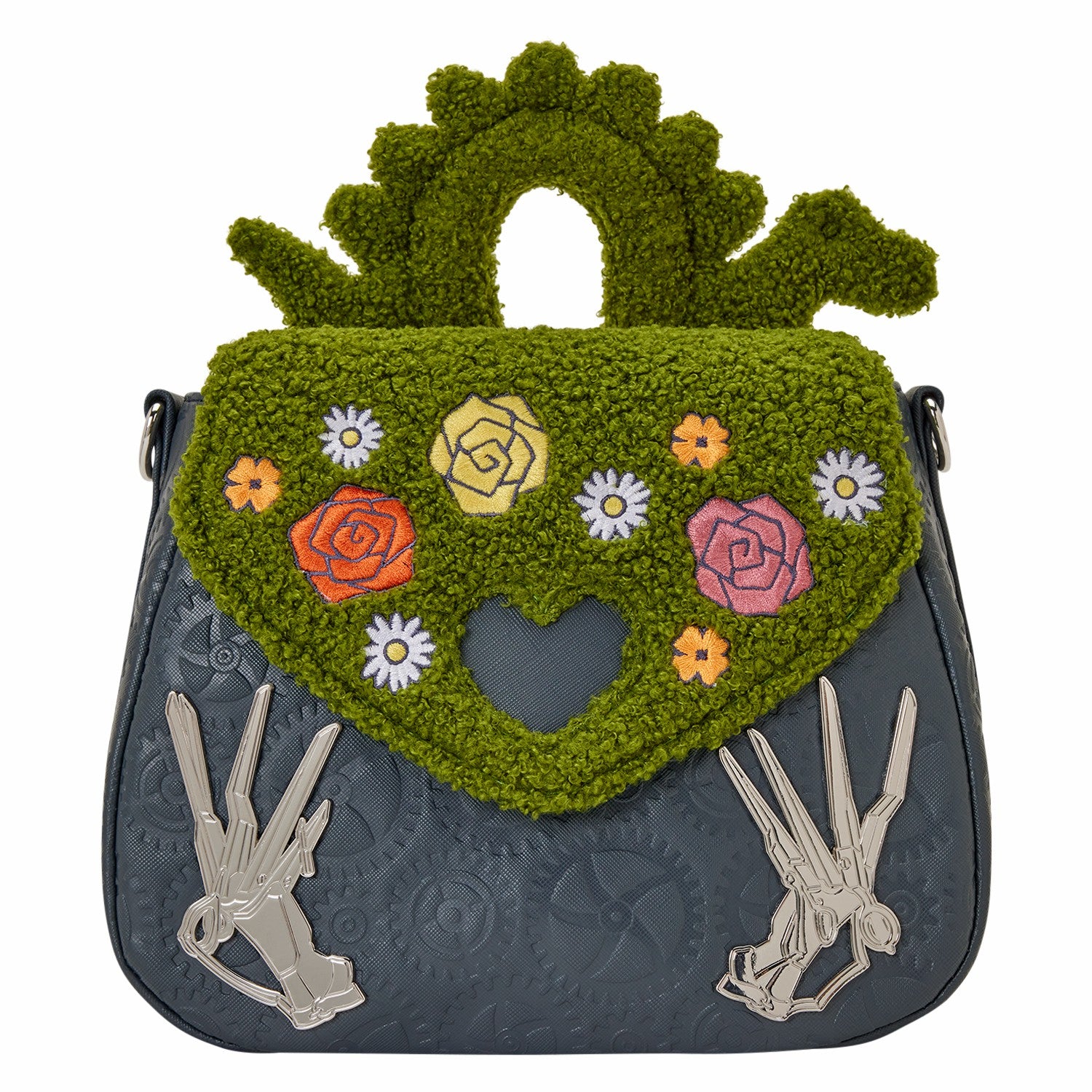 Loungefly Edward Scissorhands Sherpa Crossbody Bag