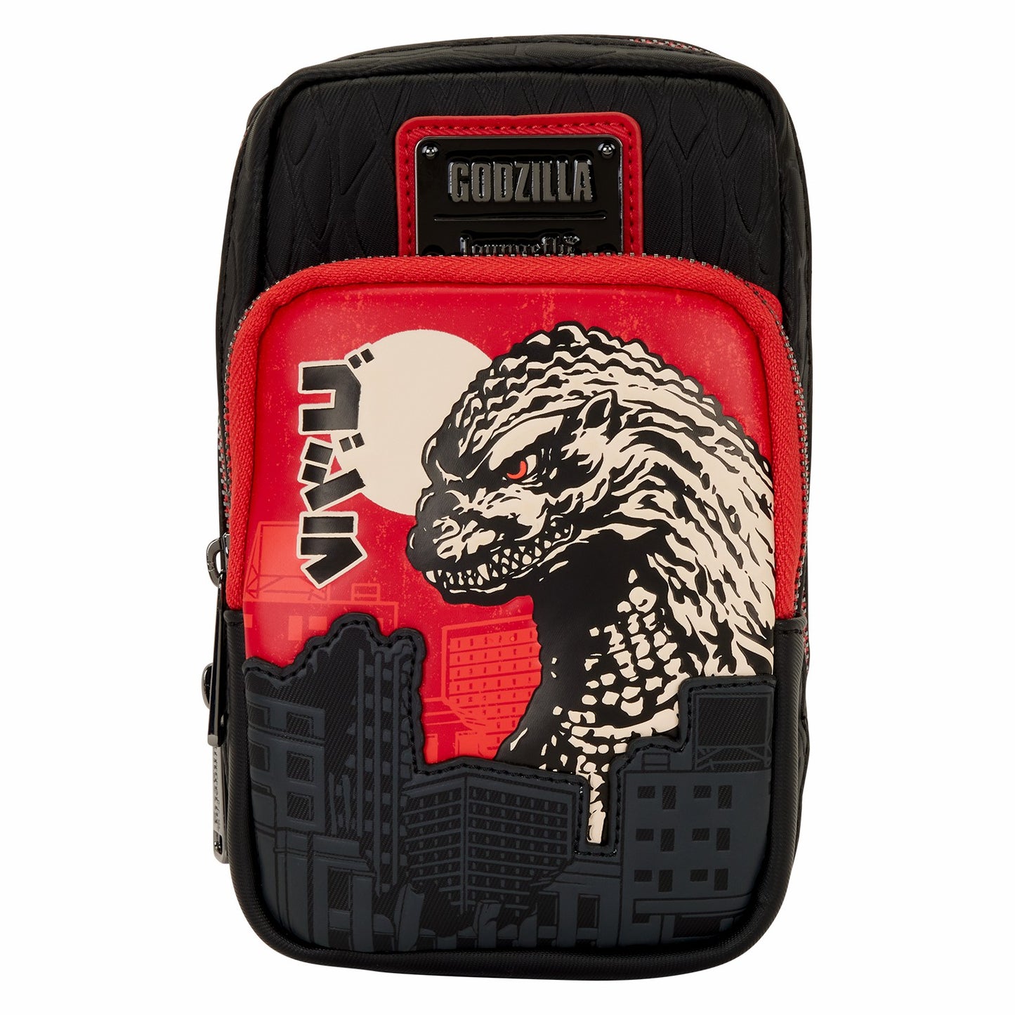 Loungefly Godzilla Cell Phone Crossbody Bag with Coin Bag