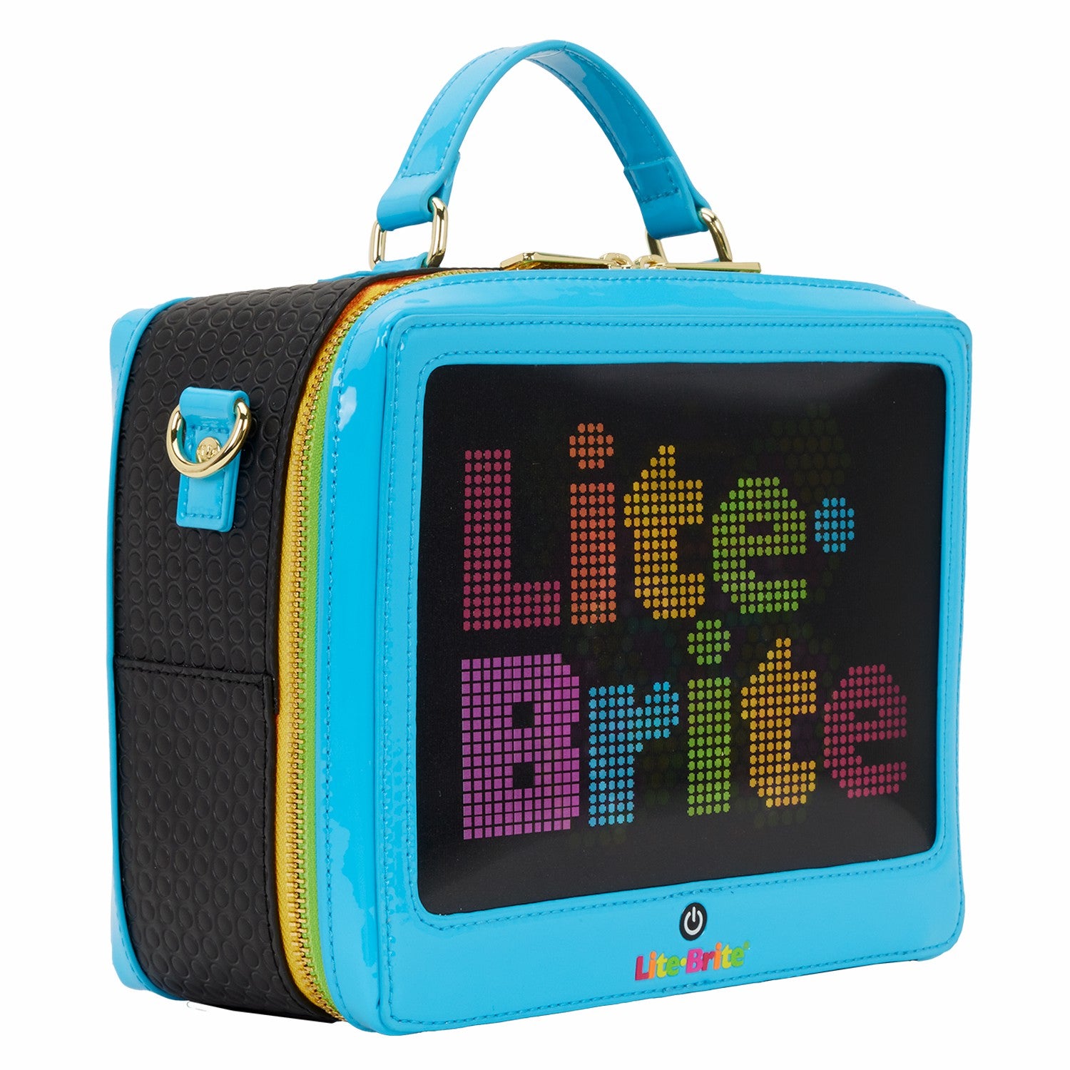 Loungefly Lite-Brite Lenticular Glow Crossbody Bag with Coin Bag