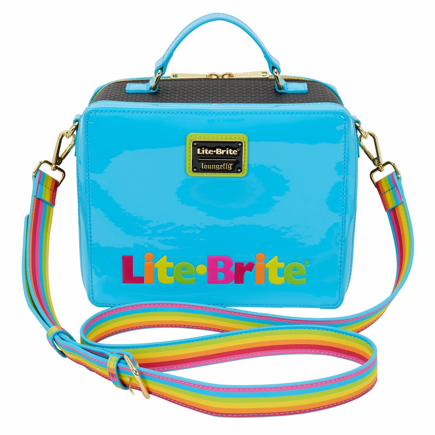 Loungefly Lite-Brite Lenticular Glow Crossbody Bag with Coin Bag