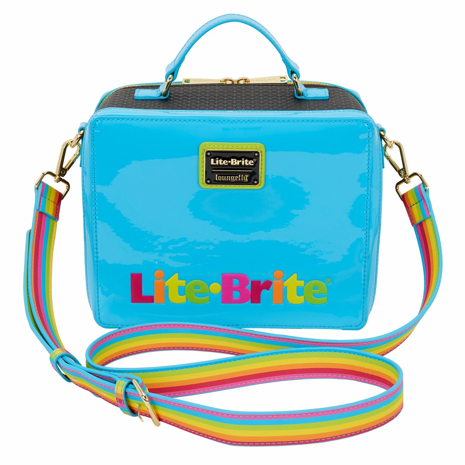 Loungefly Lite-Brite Lenticular Glow Crossbody Bag with Coin Bag