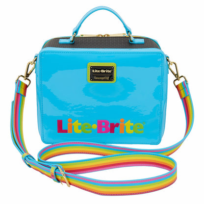 Loungefly Lite-Brite Lenticular Glow Crossbody Bag with Coin Bag