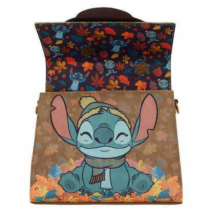 Loungefly Lilo & Stitch Exclusive Autumn Leaves Crossbody Bag