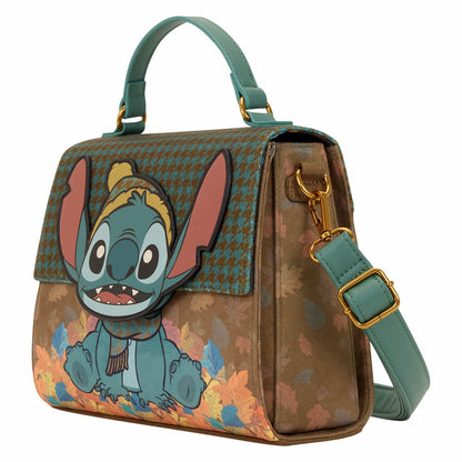 Loungefly Lilo & Stitch Exclusive Autumn Leaves Crossbody Bag