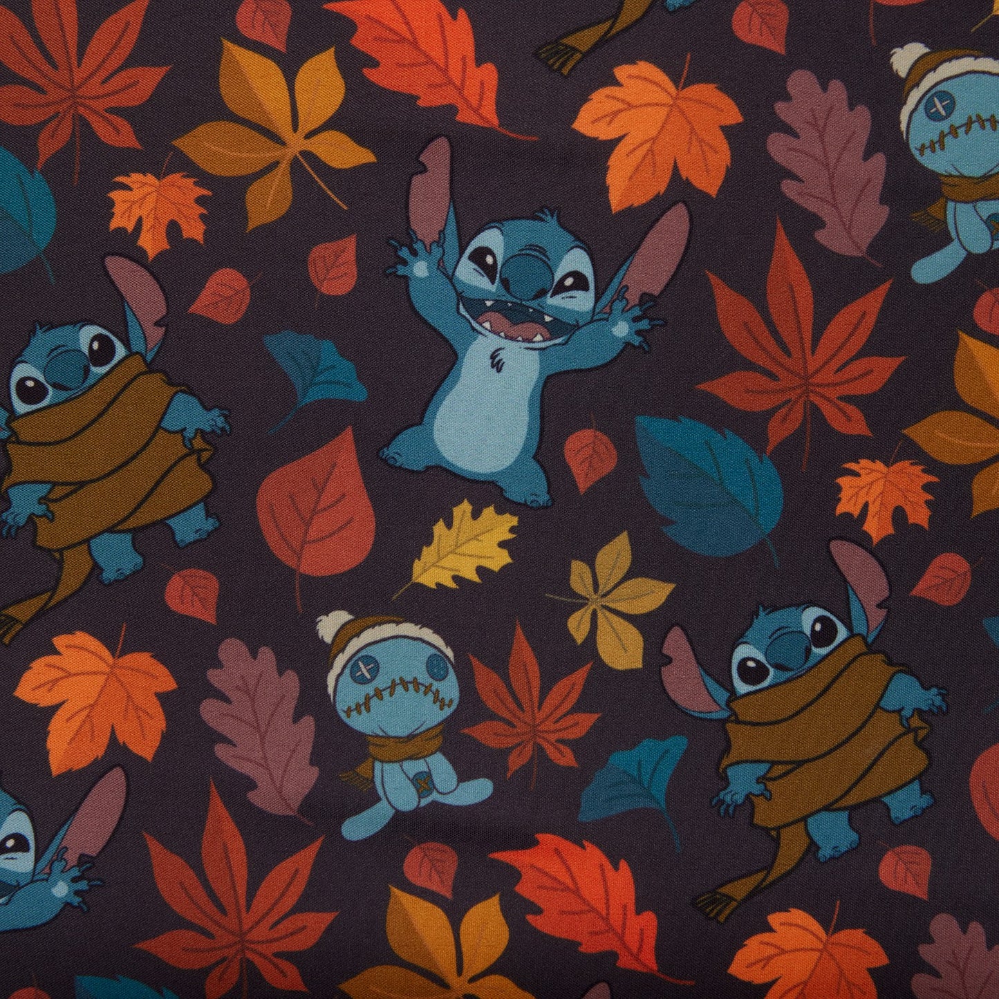 Loungefly Lilo & Stitch Exclusive Autumn Leaves Crossbody Bag