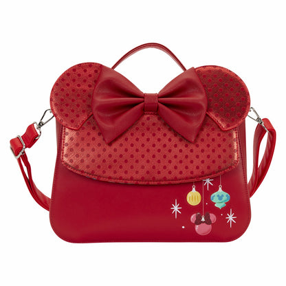 Loungefly Minnie Mouse Exclusive Holiday Ornaments Crossbody Bag