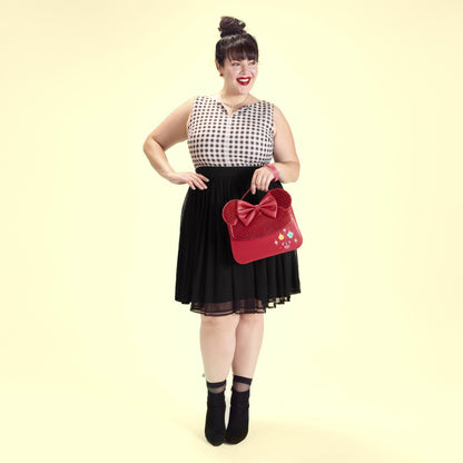 Loungefly Minnie Mouse Exclusive Holiday Ornaments Crossbody Bag