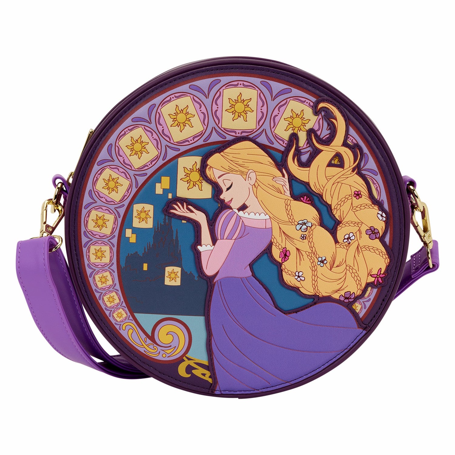 Loungefly Tangled Rapunzel Exclusive Lanterns Crossbody Bag