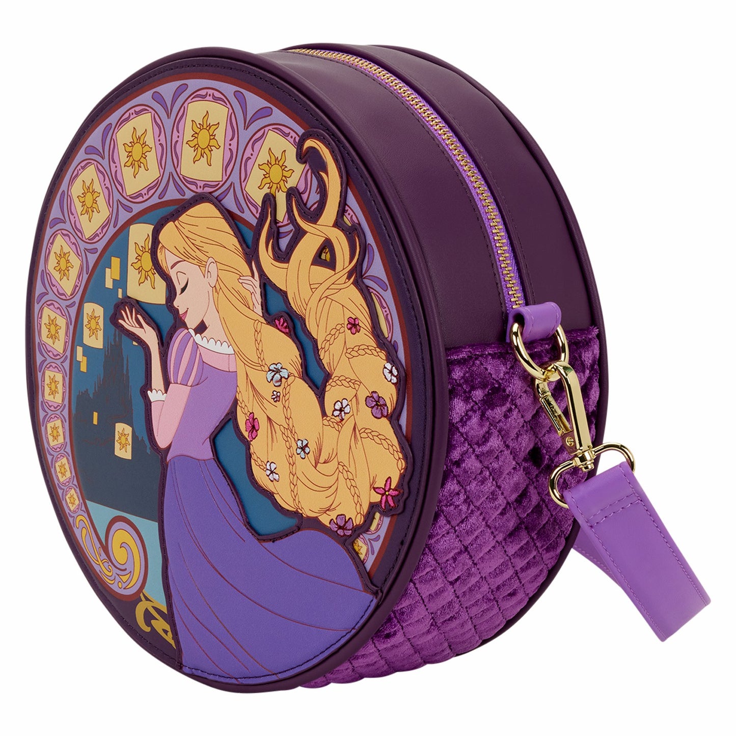 Loungefly Tangled Rapunzel Exclusive Lanterns Crossbody Bag