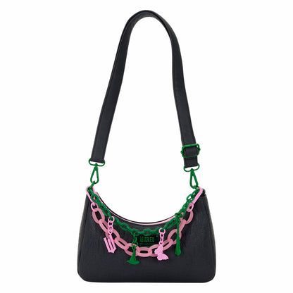 Loungefly Wicked: For Good Glinda & Elphaba Crossbody Bag with Charms