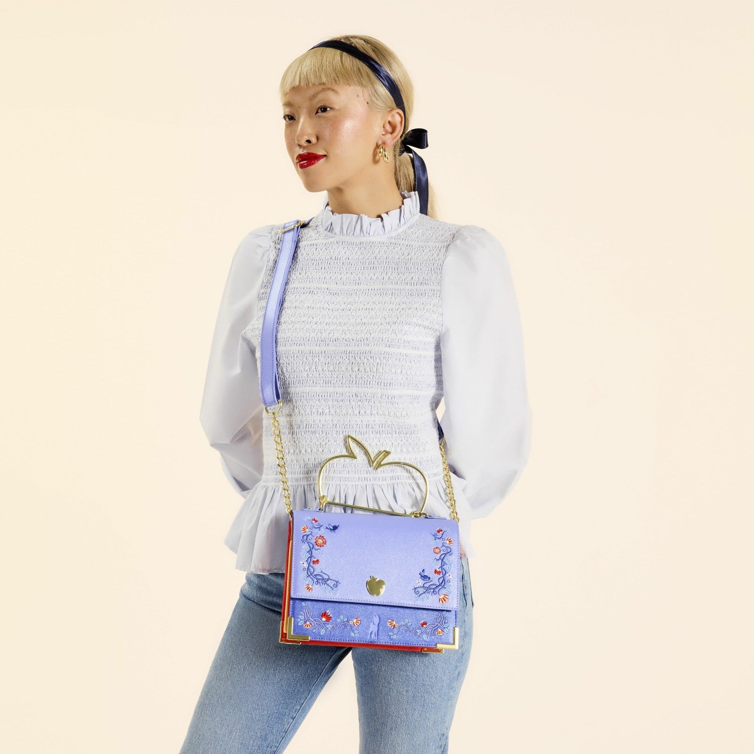 Loungefly Snow White Shimmer Crossbody Bag