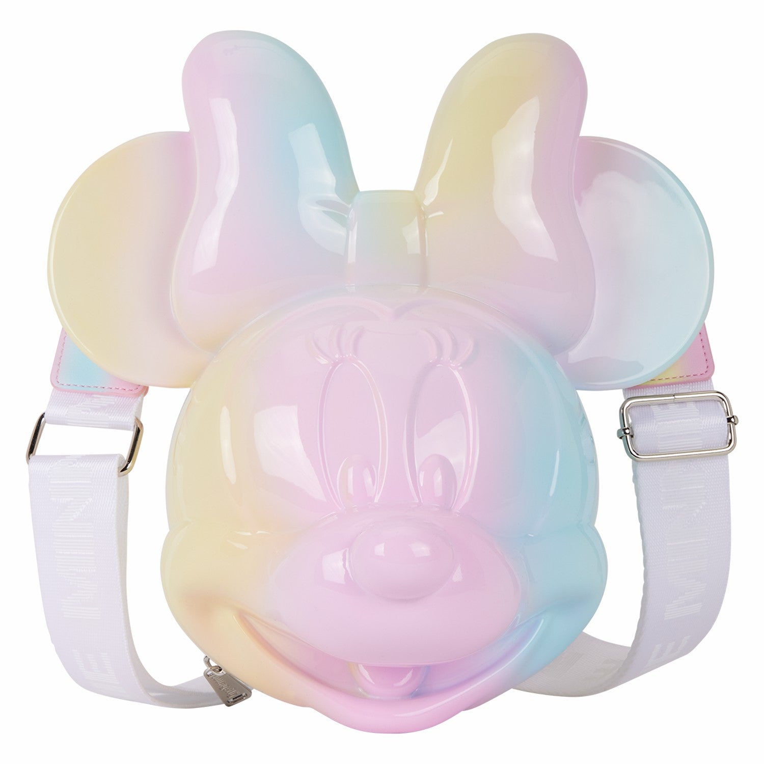 Loungefly Minnie Mouse Pastel Tie-Dye Molded Figural Crossbody Bag
