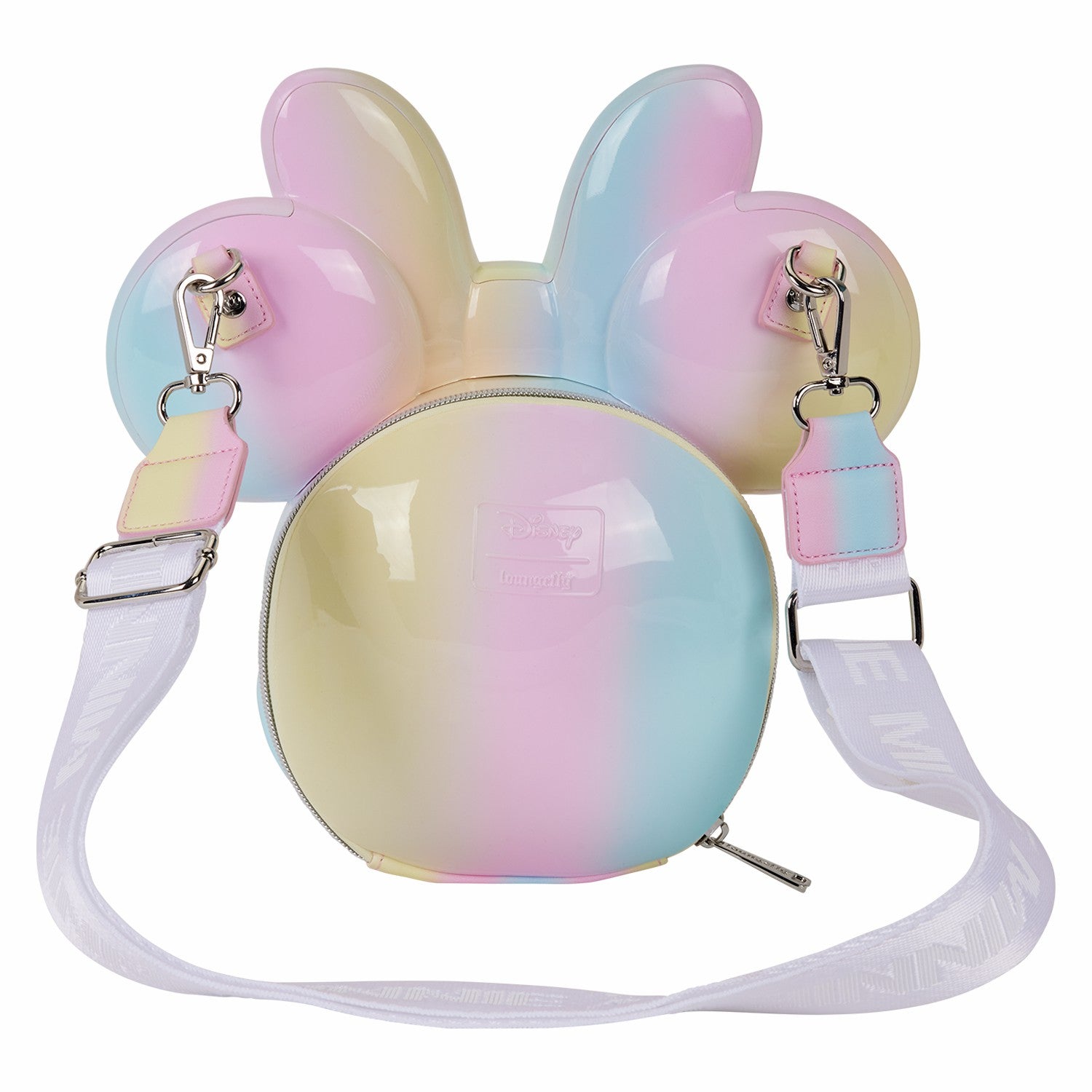 Loungefly Minnie Mouse Pastel Tie-Dye Molded Figural Crossbody Bag