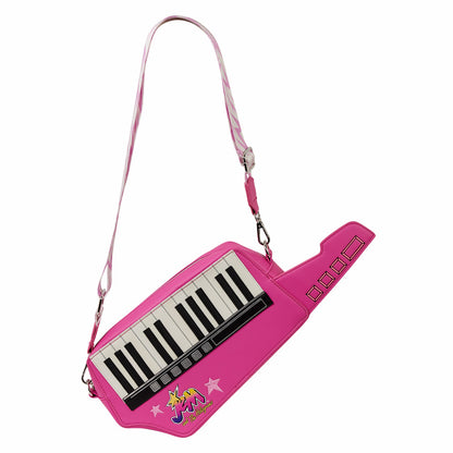 Loungefly Jem and the Holograms Figural Keytar Glow Crossbody Bag