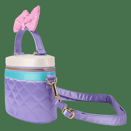 Loungefly Daisy Duck 85th Anniversary Sequin Quilted Crossbody Bag