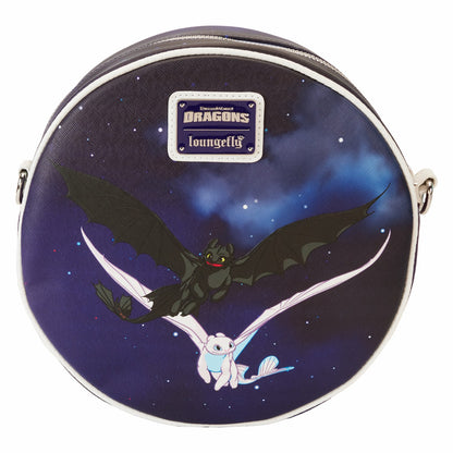Loungefly How to Train Your Dragon Light & Night Fury Crossbody Bag