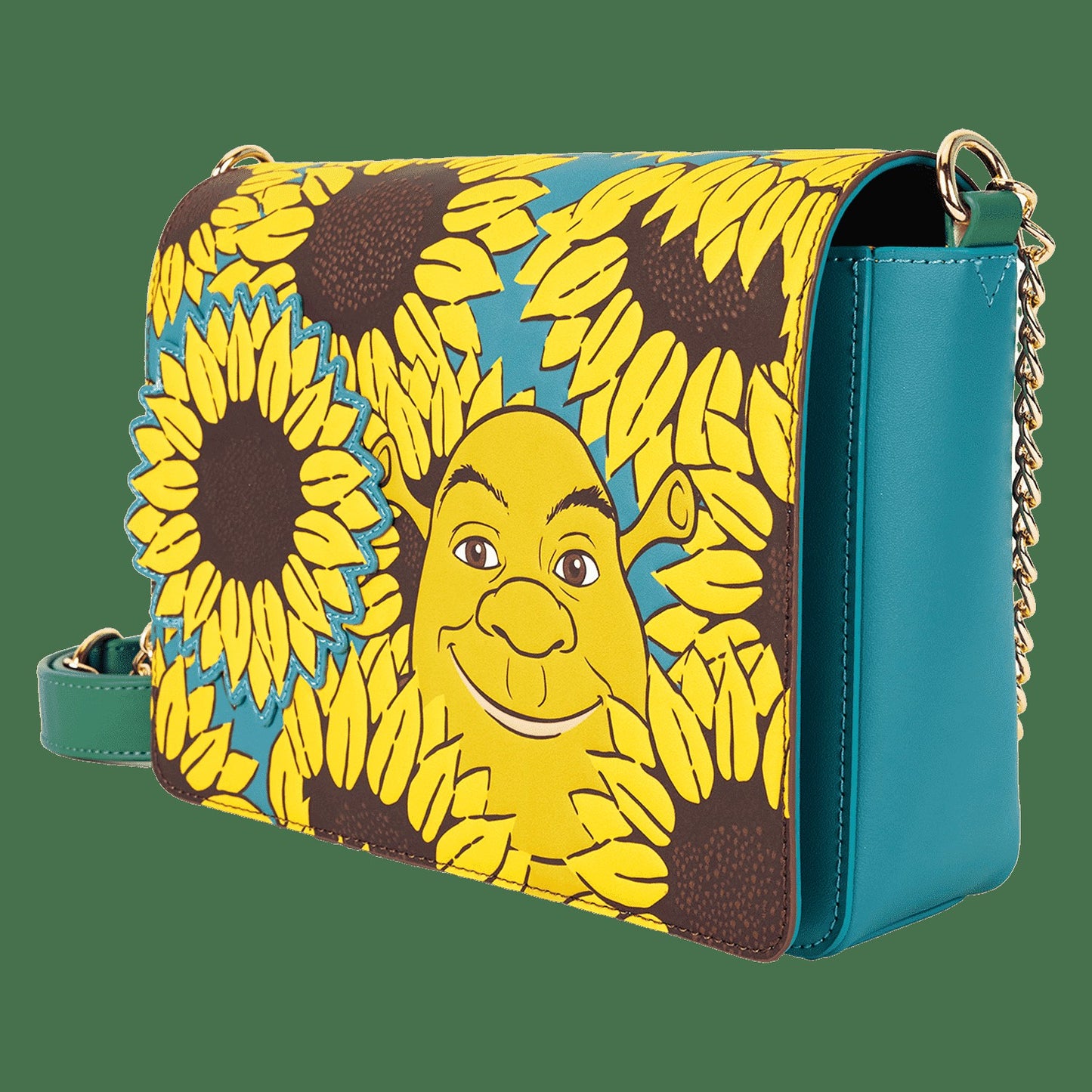 Loungefly Shrek & Donkey Sunflower Field Crossbody Bag