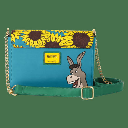 Loungefly Shrek & Donkey Sunflower Field Crossbody Bag