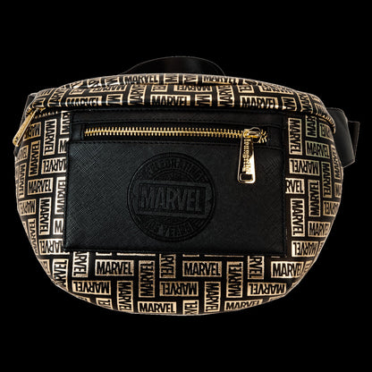 Loungefly Marvel 85th Anniversary All-Over Print Logo Convertible Belt Bag