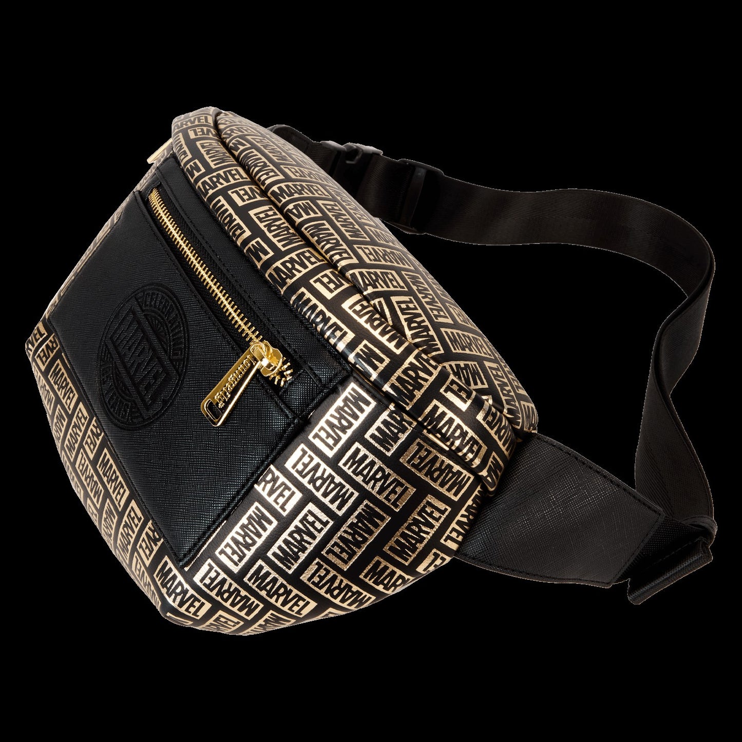 Loungefly Marvel 85th Anniversary All-Over Print Logo Convertible Belt Bag