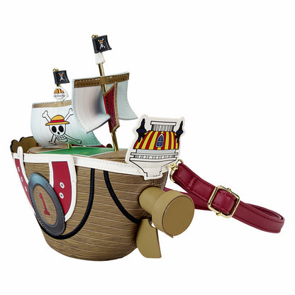 Loungefly One Piece Thousand Sunny Ship Figural Crossbody Bag