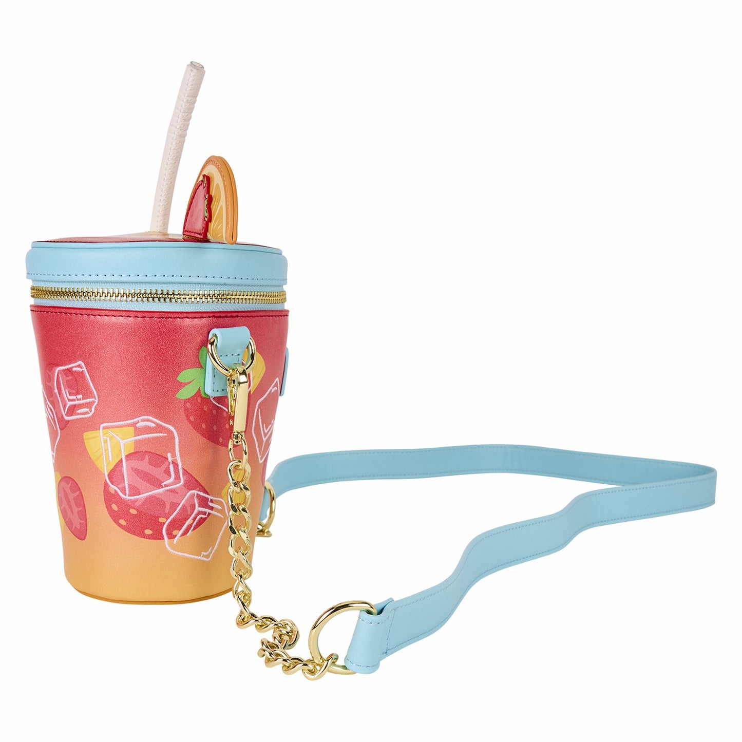 Loungefly Loungefly Tropical Drink Figural Crossbody Bag