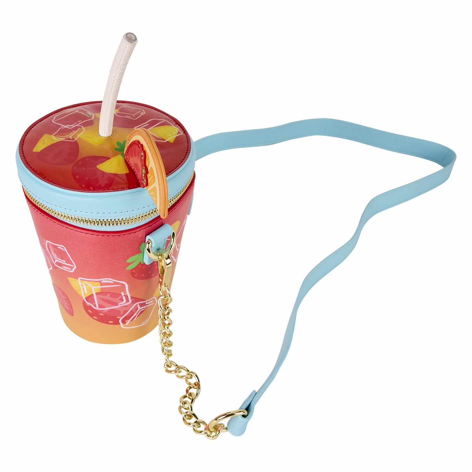 Loungefly Loungefly Tropical Drink Figural Crossbody Bag